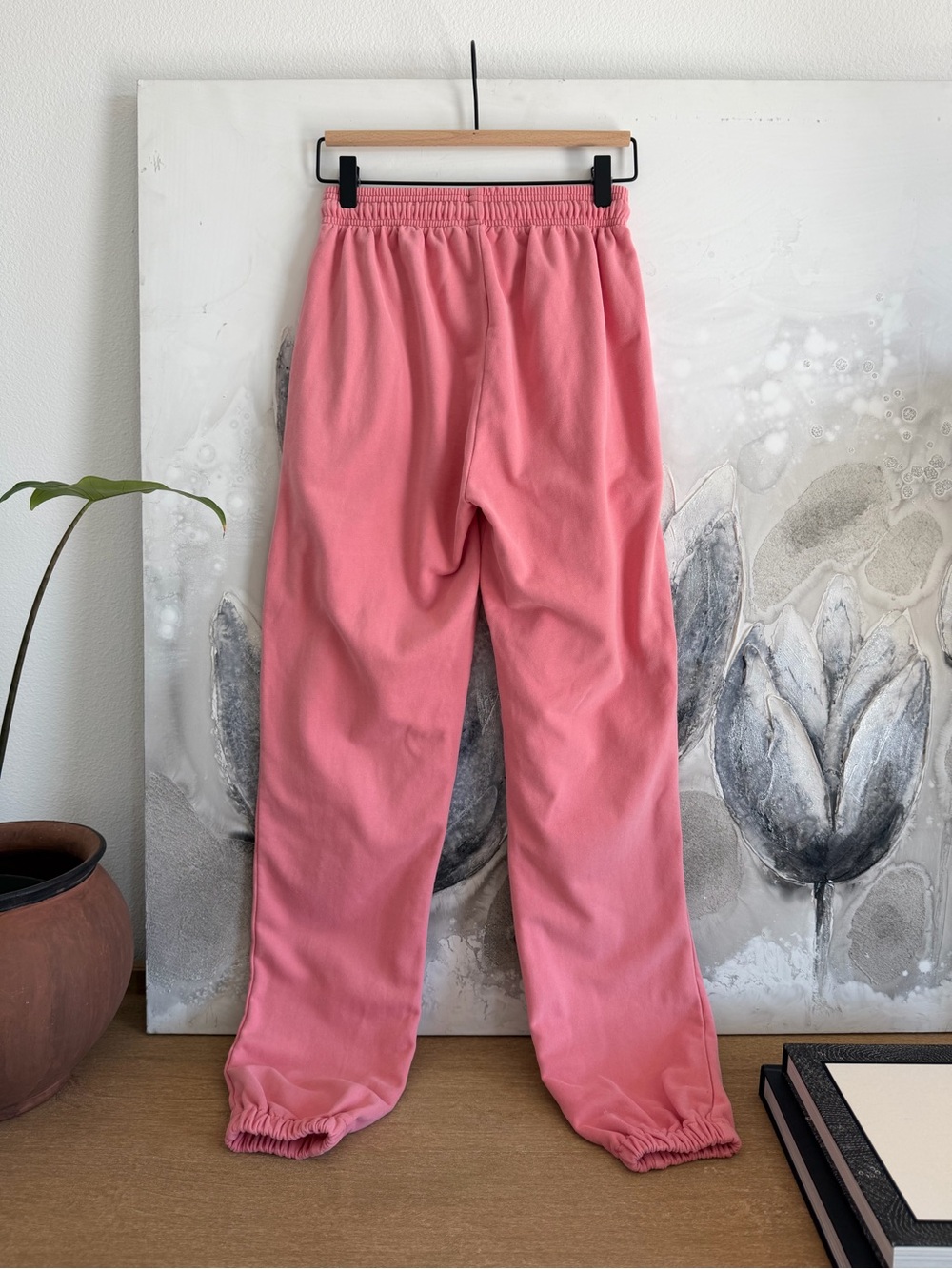 Pink Drawstring Sweatpants - Picture 2 of 4